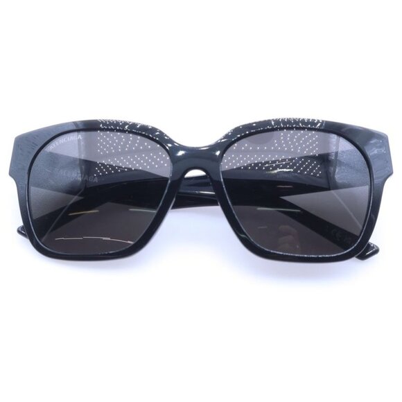 Balenciaga Log Square Sunglasses Black Cles main image 5